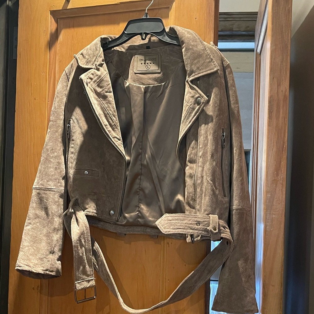 Blanknyc Suede Moto Jacket size Large